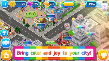 QutieLife - LGBTQ City Building Social Sim Game Affiche