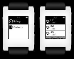 Pebble-Dialer syot layar 2