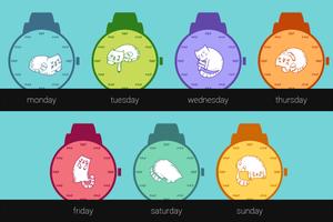 Nap Cats Watch Face ảnh chụp màn hình 3