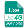 Use 4G on 3G Phone Jio VoLTE أيقونة