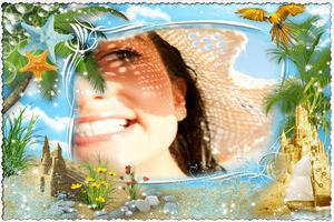 Beach Photo Frames HD captura de pantalla 2