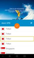 برنامه‌نما Atom VPN عکس از صفحه