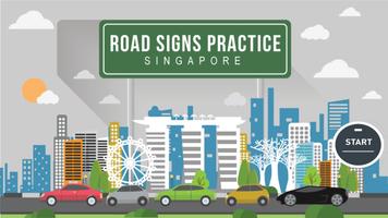SG Road Signs Affiche