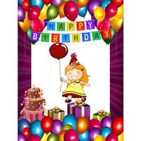 Happy Birthday Greetings Poster