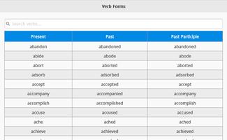 English Verb Forms скриншот 2