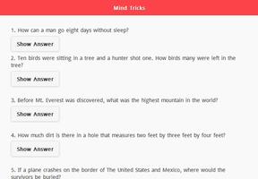 Mind Tricks Questions captura de pantalla 3