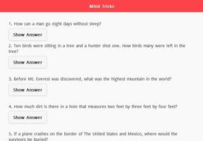 Mind Tricks Questions screenshot 3