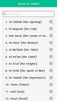 Holy Quran in English & Arabic پوسٹر