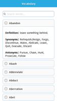 Vocabulary screenshot 1