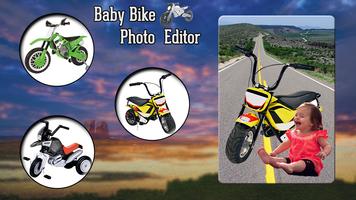 Baby Bike Photo Editor captura de pantalla 1