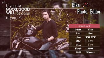 برنامه‌نما Bike Photo Editor عکس از صفحه