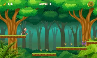 Jungle monkey running screenshot 1