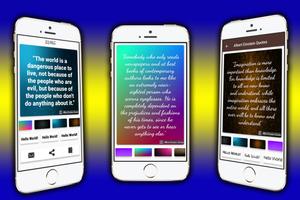 Albert Einstein Quotes, Saying & Thoughts الملصق