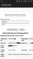RTO Vehicle Information India screenshot 1