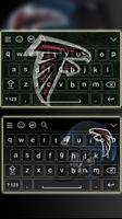 Atlanta Falcons Keyboard Theme captura de pantalla 2