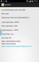 Sim Card Informations captura de pantalla 2