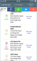 Mera ATM finder Cash / No Cash स्क्रीनशॉट 1
