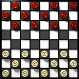 3D Checkers Game icône
