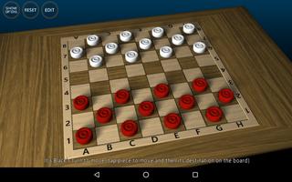 3D Checkers Game Affiche