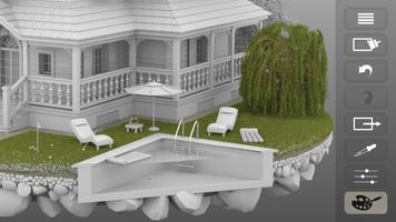 Coloring 3D - Lovely Homes capture d'écran 1