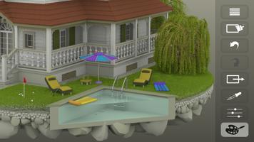 Coloring 3D - Lovely Homes capture d'écran 2