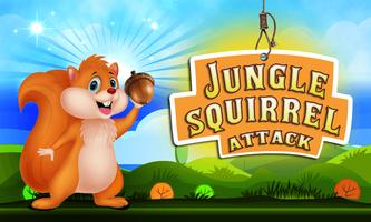 Poster Jungle Squirrel Attack