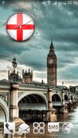 England Analog HD Clock Widget ポスター