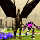 フライングドラゴンロボットヒーロートランスフォーム - 犯罪バトル APK