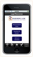 برنامه‌نما Ramineni Law Associates عکس از صفحه