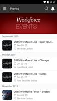 Workforce events capture d'écran 1