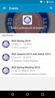 BGS Events poster