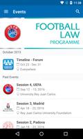 Poster UEFA Football Law Programme