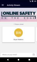Online Safety on the Edge plakat
