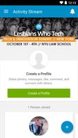 Lesbians Who Tech Summit 2015 poster