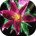 Bright flowers live wallpaper icon