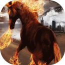 Fire-breathing horse live wp APK