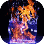 Icona Fire in water live wallpaper