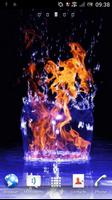 Fire in water live wallpaper syot layar 2