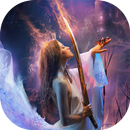 Girl with sword live wallpaper APK