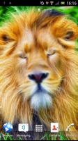 Sparkling lion live wallpaper imagem de tela 2