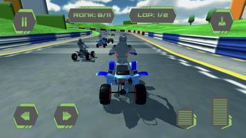Kart Racing : ATV Bike Race and Stunt screenshot 2