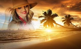 Beach Photo Frame Cartaz