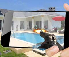 Gun Camera: Augmented Reality Cartaz