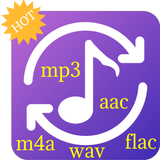 Audio Mp3 Converter - support AAC,WAV,WMA,M4A,FLAC 圖標