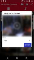 MP3 Video Converter اسکرین شاٹ 1