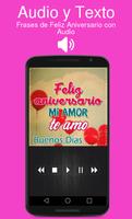 Poema Feliz Aniversario Mi Amor Con Audio plakat