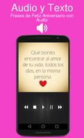 Poema Feliz Aniversario Mi Amor Con Audio captura de pantalla 2