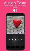 Mensajes de Amor con Audio y Texto capture d'écran 1