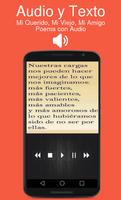 Poema Mi Querido, Mi Viejo, Mi Amigo con Audio Ekran Görüntüsü 1