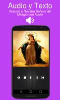 Oracion a Nuestra Señora del Milagro con Audio Affiche
